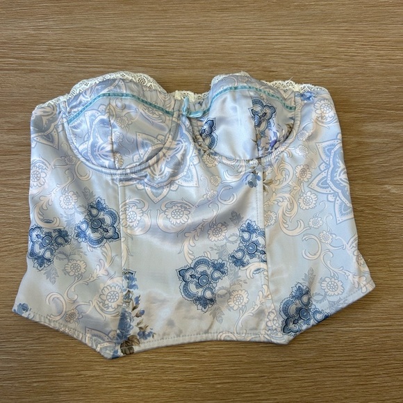 Silk strapless tube top - Picture 1 of 3